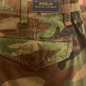 rrl camo cotton surplus cargo pant